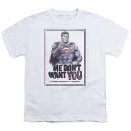 Superman Dont Want You - Youth T-Shirt Youth T-Shirt (Ages 8-12) Superman   