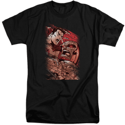 Superman Supes Vs Darkseid - Men's Tall Fit T-Shirt Men's Tall Fit T-Shirt Superman   