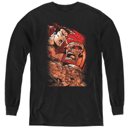 Superman Supes Vs Darkseid - Youth Long Sleeve T-Shirt Youth Long Sleeve T-Shirt Superman   