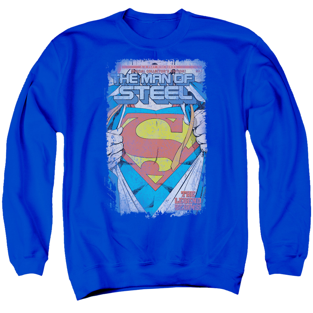 Superman Legendary - Men's Crewneck Sweatshirt Men's Crewneck Sweatshirt Superman   