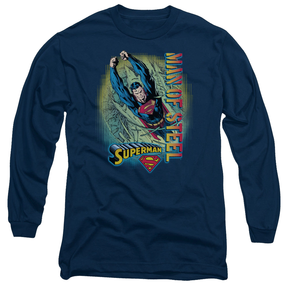 Superman Breakthrough - Men's Long Sleeve T-Shirt Men's Long Sleeve T-Shirt Superman   