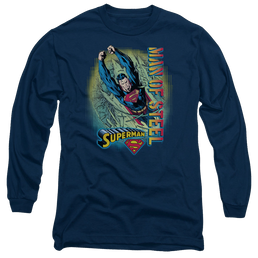Superman Breakthrough - Men's Long Sleeve T-Shirt Men's Long Sleeve T-Shirt Superman   