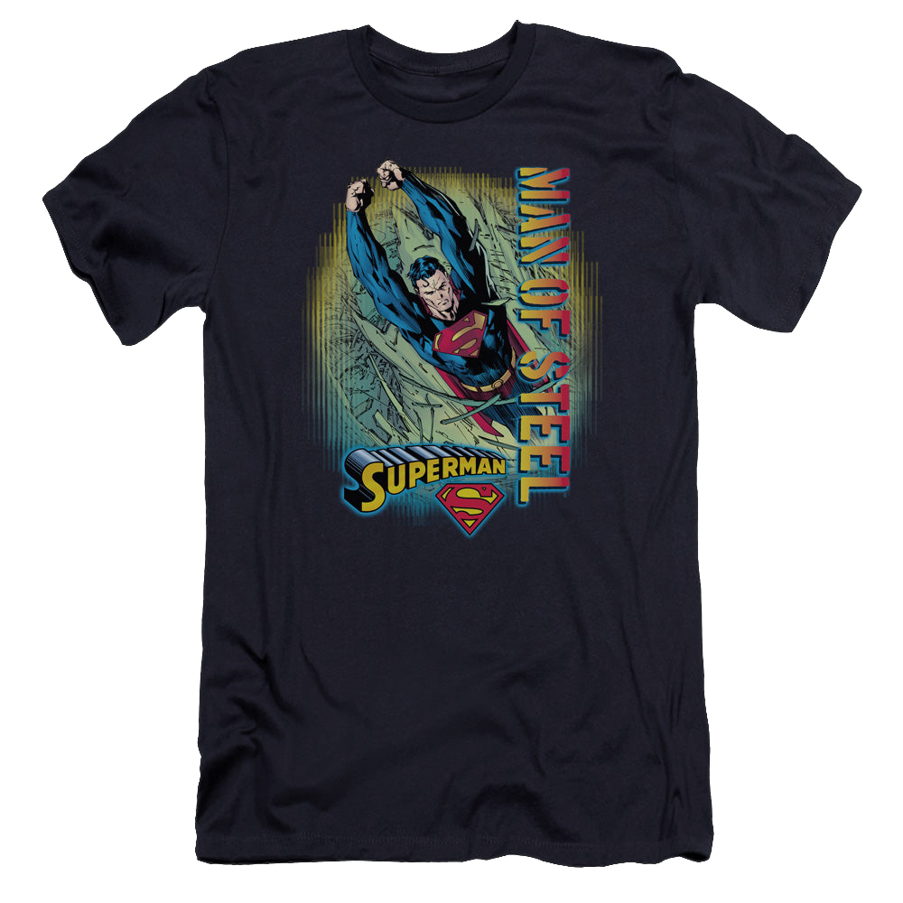 Superman Breakthrough - Men's Premium Slim Fit T-Shirt Men's Premium Slim Fit T-Shirt Superman   