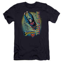 Superman Breakthrough - Men's Premium Slim Fit T-Shirt Men's Premium Slim Fit T-Shirt Superman   