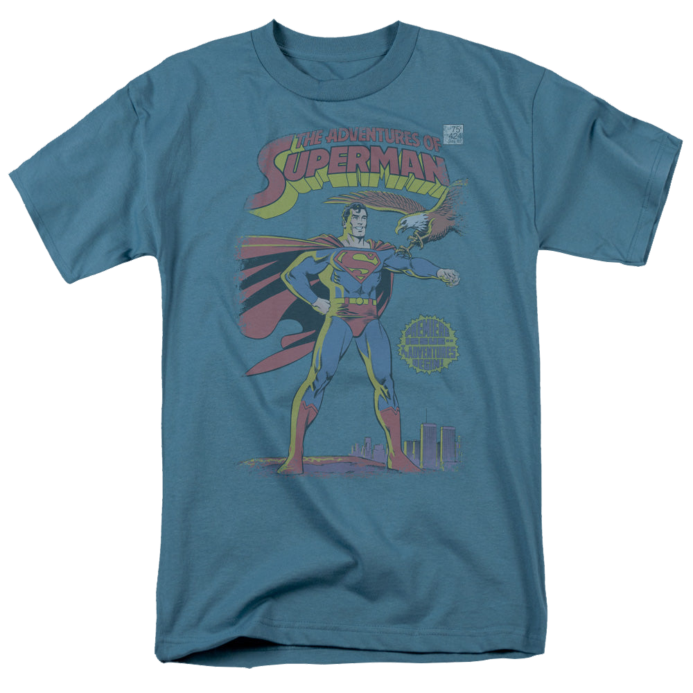 Superman Aofm #424 Cover - Men's Regular Fit T-Shirt Men's Regular Fit T-Shirt Superman   