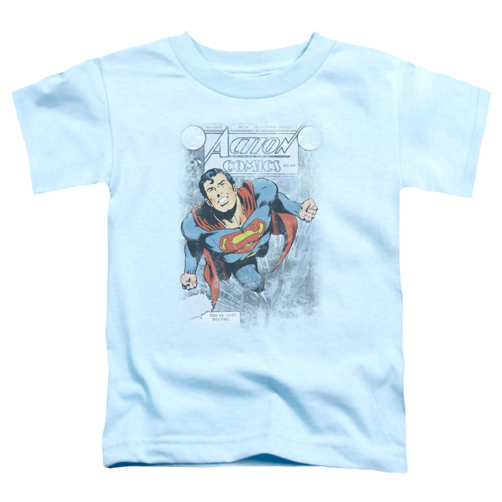 Superman Action #419 Distress - Toddler T-Shirt Toddler T-Shirt Superman   
