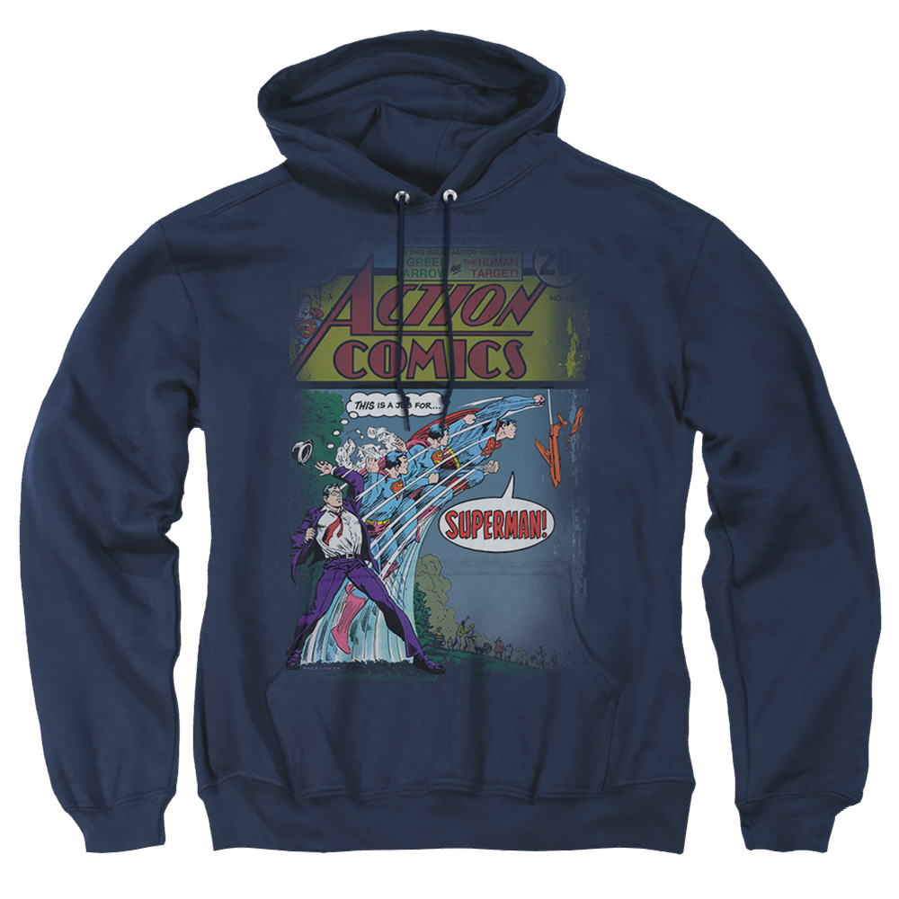 Superman Quick Change - Pullover Hoodie Pullover Hoodie Superman   