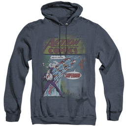Superman Quick Change - Heather Pullover Hoodie Heather Pullover Hoodie Superman   