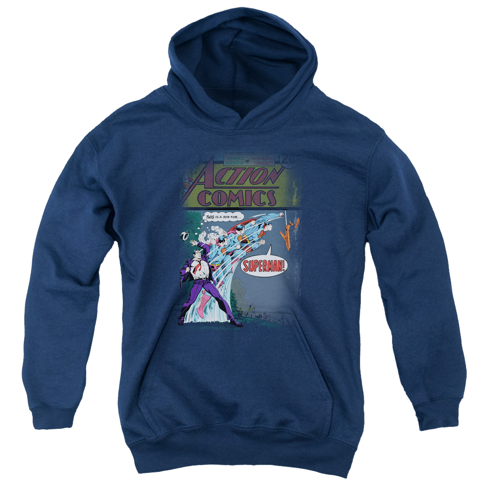 Superman Quick Change - Youth Hoodie Youth Hoodie (Ages 8-12) Superman   
