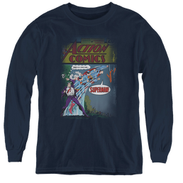Superman Quick Change - Youth Long Sleeve T-Shirt Youth Long Sleeve T-Shirt Superman   