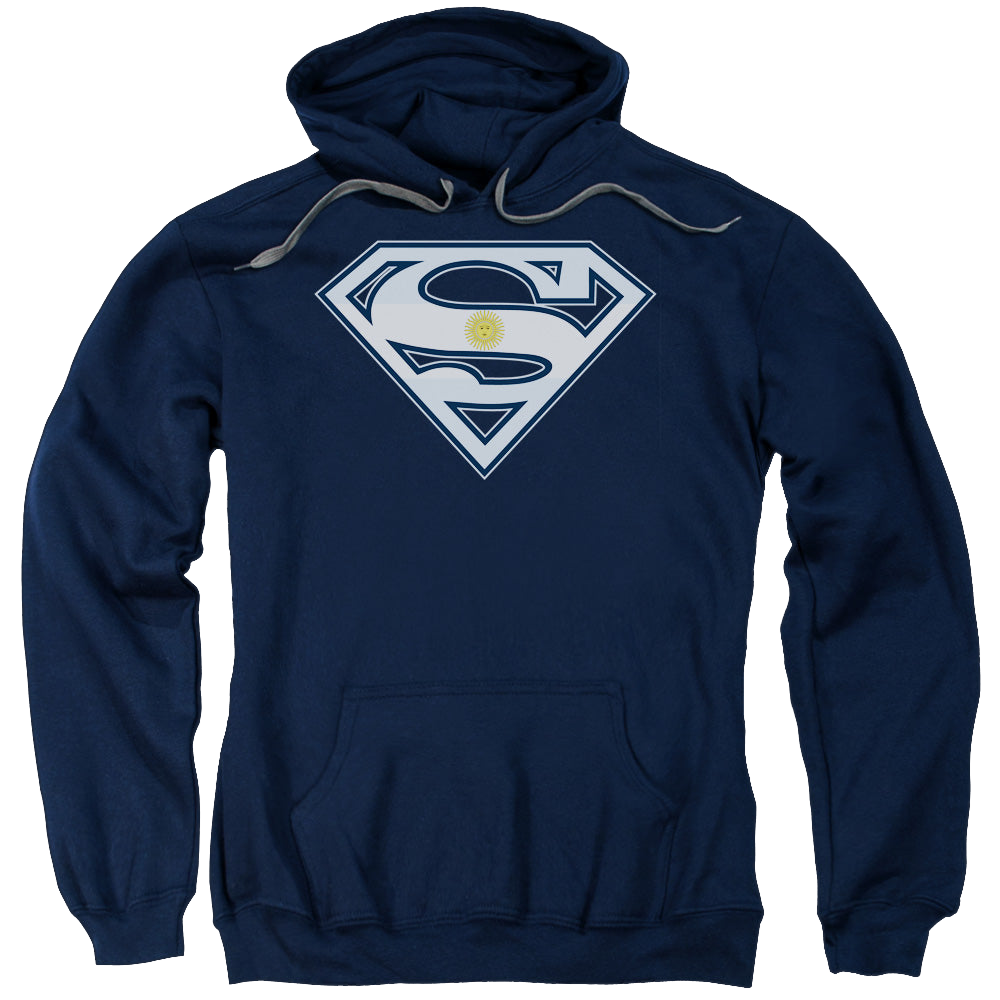 Superman Argentinian Shield - Pullover Hoodie Pullover Hoodie Superman   