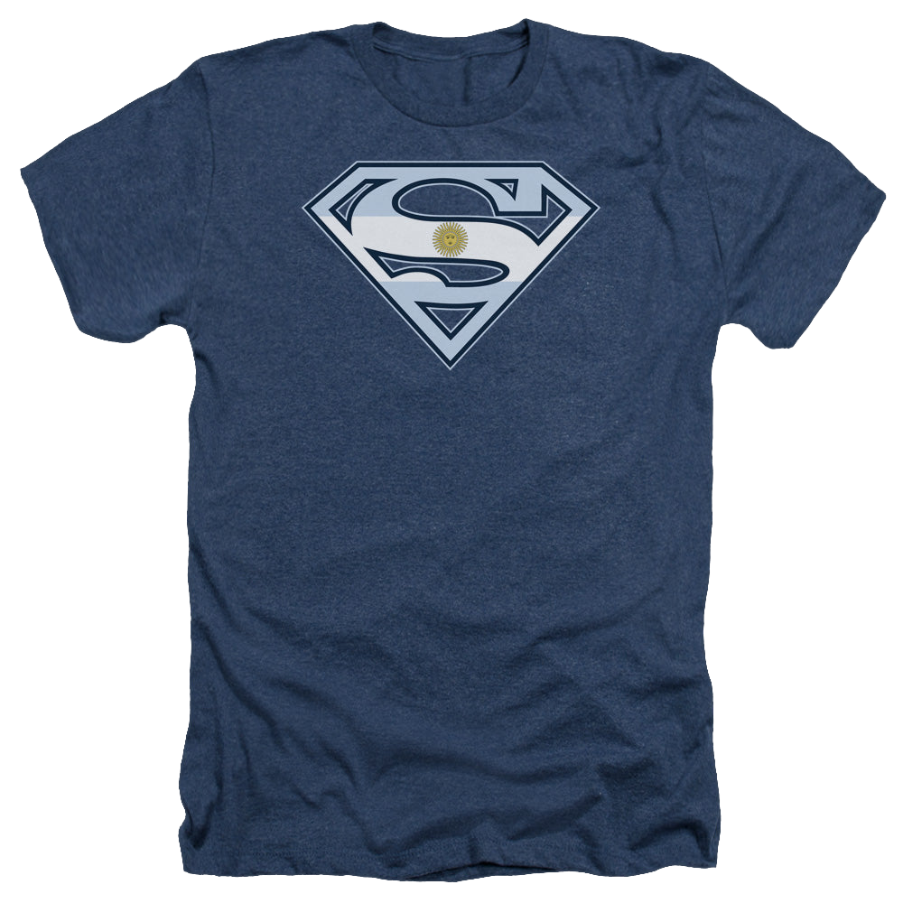 Superman Argentinian Shield - Men's Heather T-Shirt Men's Heather T-Shirt Superman   