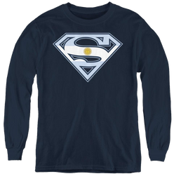 Superman Argentinian Shield - Youth Long Sleeve T-Shirt Youth Long Sleeve T-Shirt Superman   