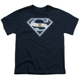 Superman Argentinian Shield - Youth T-Shirt Youth T-Shirt (Ages 8-12) Superman   