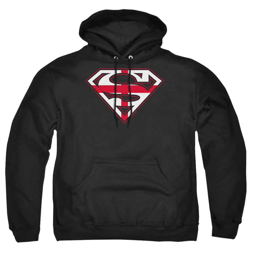 Superman English Shield - Pullover Hoodie Pullover Hoodie Superman   