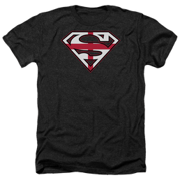 Superman English Shield - Men's Heather T-Shirt Men's Heather T-Shirt Superman   