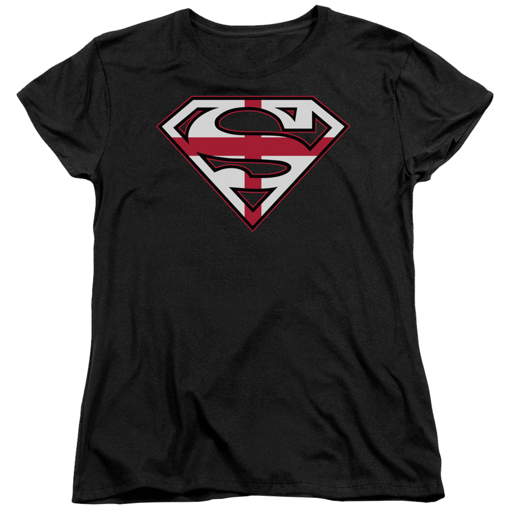 Superman English Shield - Women's T-Shirt Women's T-Shirt Superman   