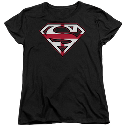 Superman English Shield - Women's T-Shirt Women's T-Shirt Superman   
