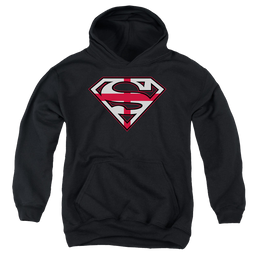 Superman English Shield - Youth Hoodie Youth Hoodie (Ages 8-12) Superman   