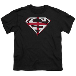 Superman English Shield - Youth T-Shirt Youth T-Shirt (Ages 8-12) Superman   