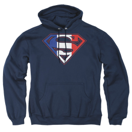 Superman French Shield - Pullover Hoodie Pullover Hoodie Superman   