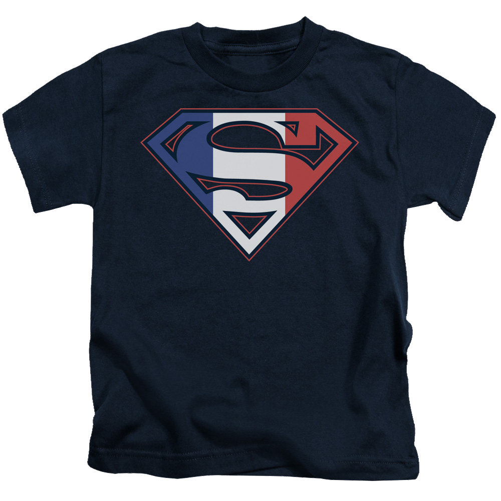 Superman French Shield - Kid's T-Shirt Kid's T-Shirt (Ages 4-7) Superman   
