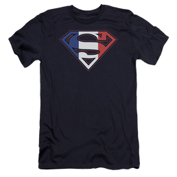 Superman French Shield - Men's Premium Slim Fit T-Shirt Men's Premium Slim Fit T-Shirt Superman   
