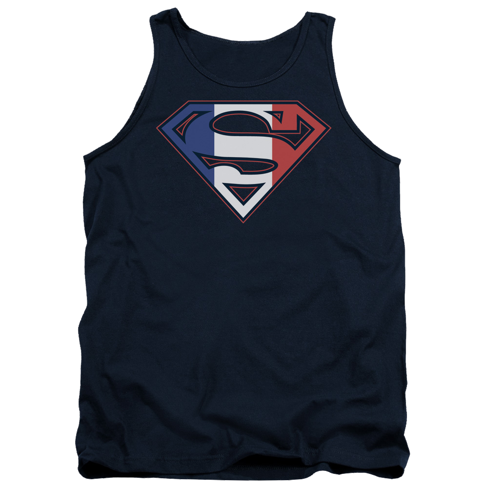Superman French Shield - Men's Tank Top Men's Tank Superman   