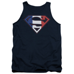 Superman French Shield - Men's Tank Top Men's Tank Superman   