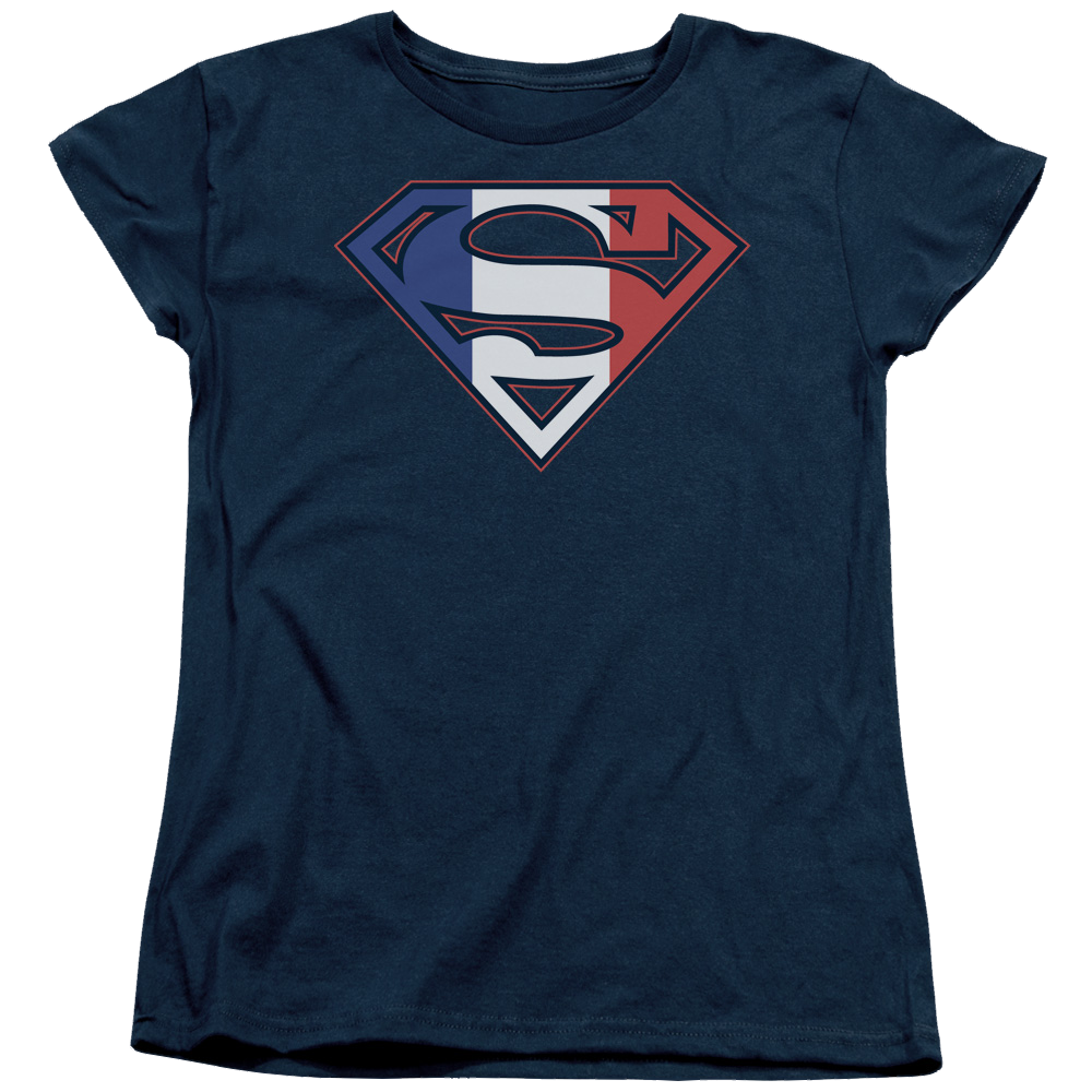 Superman French Shield - Women's T-Shirt Women's T-Shirt Superman   