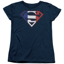 Superman French Shield - Women's T-Shirt Women's T-Shirt Superman   