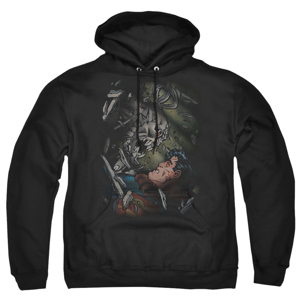 Superman Epic Battle - Pullover Hoodie Pullover Hoodie Superman   