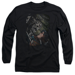 Superman Epic Battle - Men's Long Sleeve T-Shirt Men's Long Sleeve T-Shirt Superman   