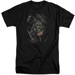 Superman Epic Battle - Men's Tall Fit T-Shirt Men's Tall Fit T-Shirt Superman   