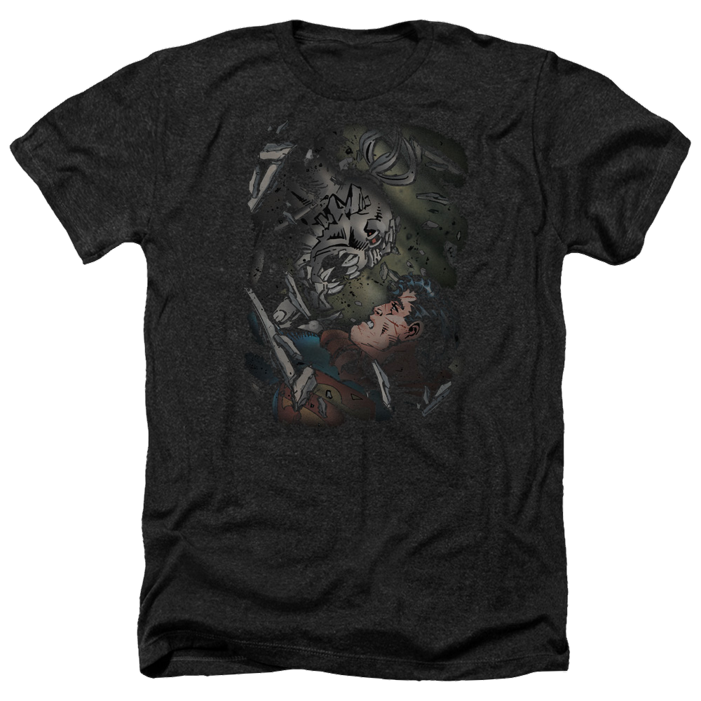 Superman Epic Battle - Men's Heather T-Shirt Men's Heather T-Shirt Superman   