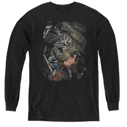 Superman Epic Battle - Youth Long Sleeve T-Shirt Youth Long Sleeve T-Shirt Superman   