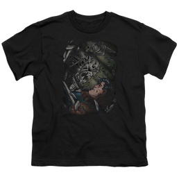 Superman Epic Battle - Youth T-Shirt Youth T-Shirt (Ages 8-12) Superman   