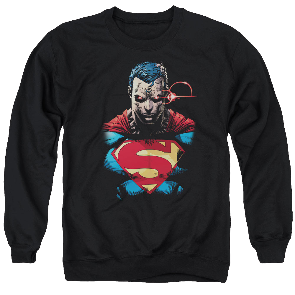 Superman Displeased - Men's Crewneck Sweatshirt Men's Crewneck Sweatshirt Superman   