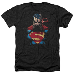 Superman Displeased - Men's Heather T-Shirt Men's Heather T-Shirt Superman   
