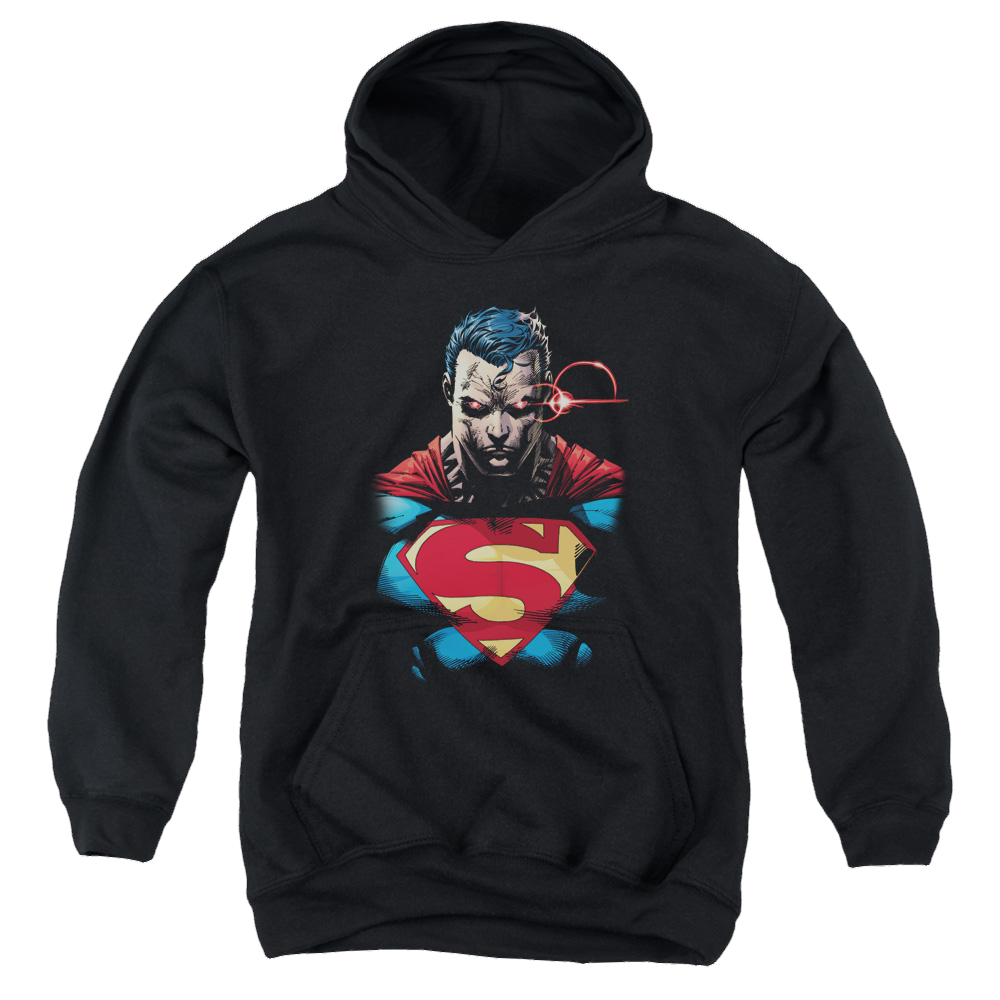 Superman Displeased - Youth Hoodie Youth Hoodie (Ages 8-12) Superman   