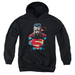 Superman Displeased - Youth Hoodie Youth Hoodie (Ages 8-12) Superman   