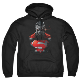 Superman Heat Vision Charged - Pullover Hoodie Pullover Hoodie Superman   