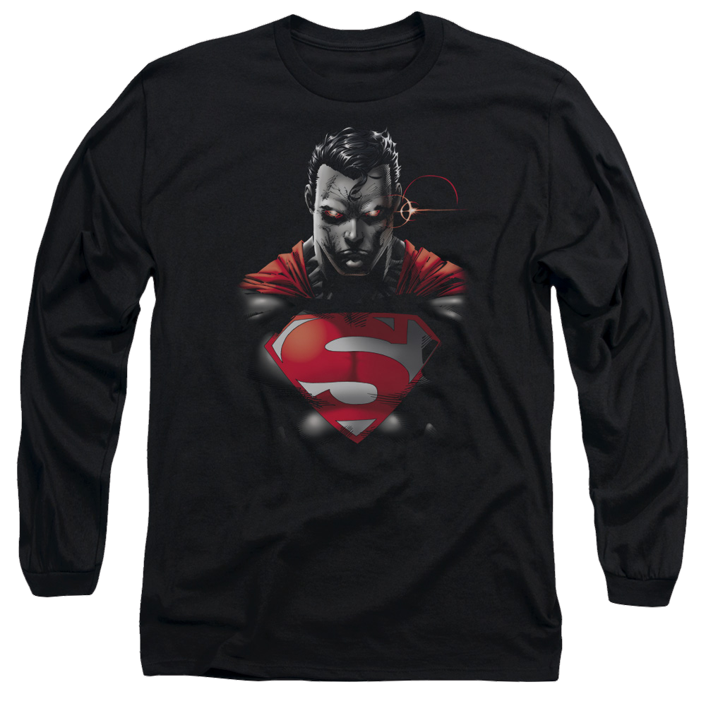 Superman Heat Vision Charged - Men's Long Sleeve T-Shirt Men's Long Sleeve T-Shirt Superman   
