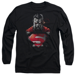 Superman Heat Vision Charged - Men's Long Sleeve T-Shirt Men's Long Sleeve T-Shirt Superman   