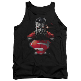 Superman Heat Vision Charged - Men's Tank Top Men's Tank Superman   