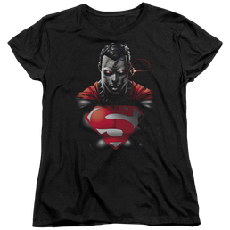 Superman Heat Vision Charged - Women's T-Shirt Women's T-Shirt Superman   