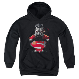Superman Heat Vision Charged - Youth Hoodie Youth Hoodie (Ages 8-12) Superman   