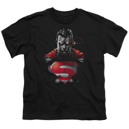 Superman Heat Vision Charged - Youth T-Shirt Youth T-Shirt (Ages 8-12) Superman   