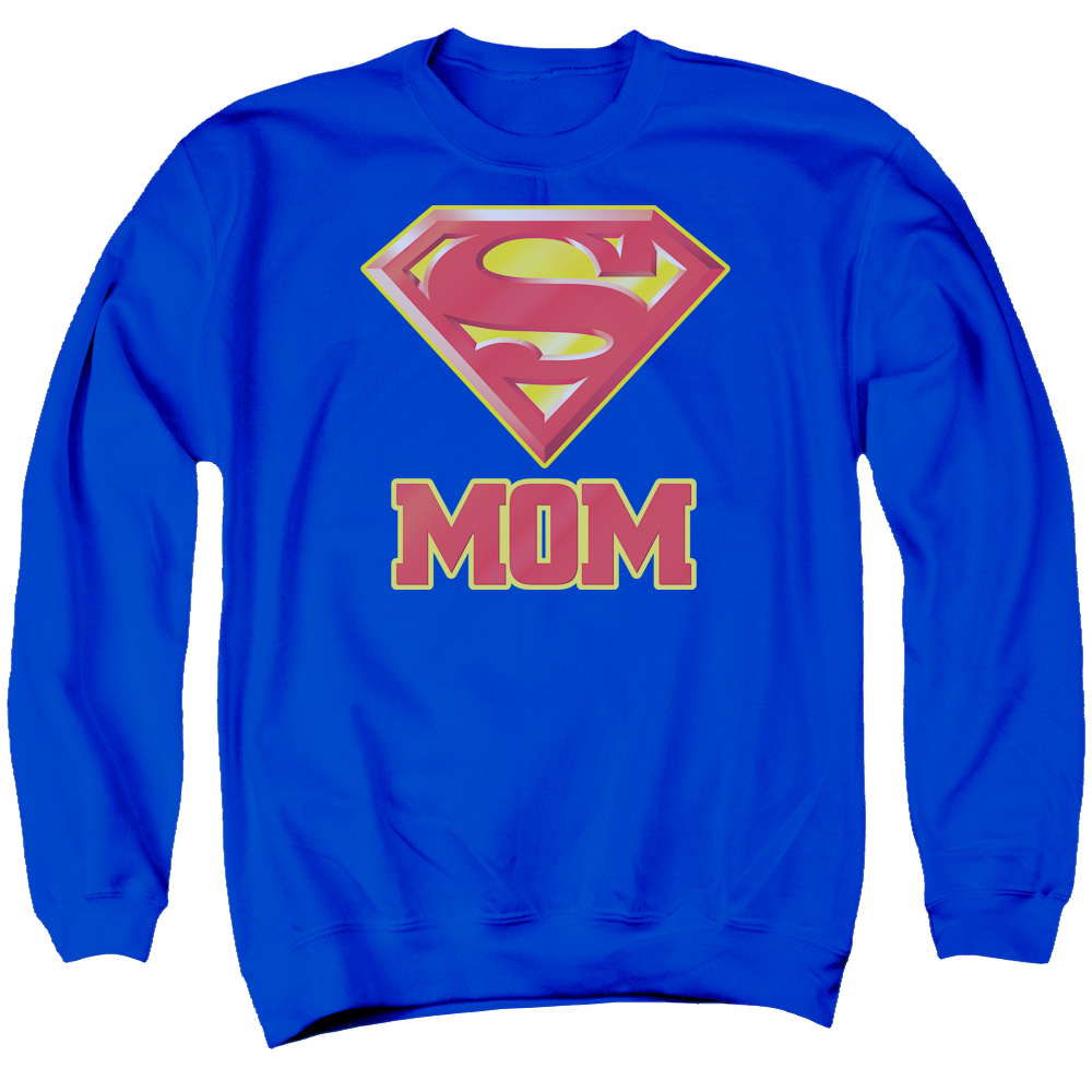 Superman Super Mom - Men's Crewneck Sweatshirt Men's Crewneck Sweatshirt Superman   