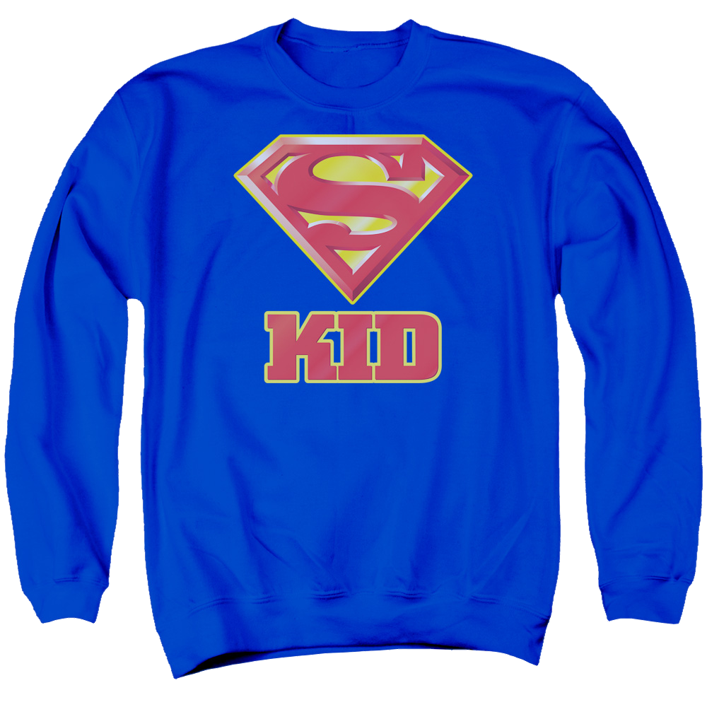 Superman Super Kid - Men's Crewneck Sweatshirt Men's Crewneck Sweatshirt Superman   